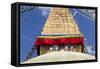 Boudhanath Stupa, Kathmandu Valley, Nepal-Peter Adams-Framed Stretched Canvas