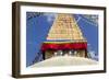 Boudhanath Stupa, Kathmandu Valley, Nepal-Peter Adams-Framed Photographic Print