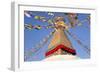 Boudhanath Stupa, Kathmandu Valley, Nepal-Peter Adams-Framed Photographic Print