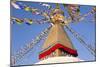 Boudhanath Stupa, Kathmandu Valley, Nepal-Peter Adams-Mounted Photographic Print