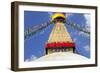 Boudhanath Stupa, Kathmandu Valley, Nepal-Peter Adams-Framed Photographic Print