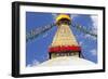 Boudhanath Stupa, Kathmandu Valley, Nepal-Peter Adams-Framed Photographic Print