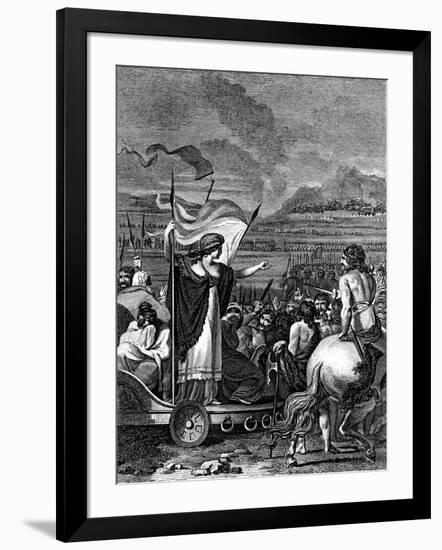 Boudicca (Boadice) Lst Century British Queen of Iceni, 1824-null-Framed Giclee Print