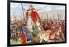 Boudicca with Her Two Daughters-George Morrow-Framed Art Print