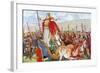 Boudicca with Her Two Daughters-George Morrow-Framed Art Print