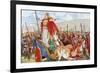 Boudicca with Her Two Daughters-George Morrow-Framed Premium Giclee Print