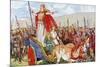 Boudicca with Her Two Daughters-George Morrow-Mounted Premium Giclee Print