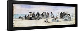 Boudin: Beach Scene, 1869-Eugène Boudin-Framed Giclee Print