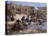 Boudin: Laundresses-Eugène Boudin-Stretched Canvas