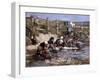 Boudin: Laundresses-Eugène Boudin-Framed Giclee Print