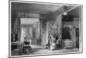 Boudoir and Bed Chamber of a Lady of Rank, China, 19th Century-W Floyd-Mounted Giclee Print
