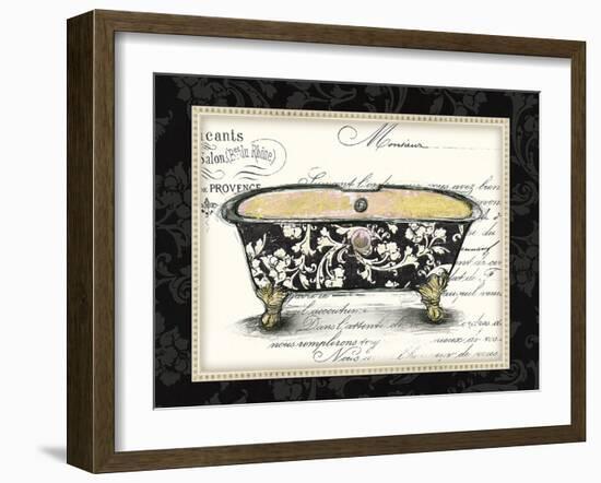 Boudoir Bath 1-Valentina-Framed Art Print