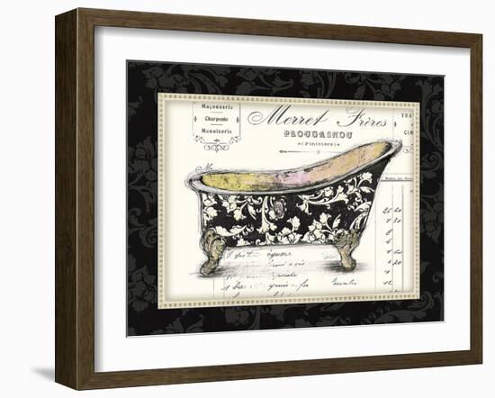 Boudoir Bath 2-Valentina-Framed Art Print