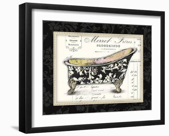 Boudoir Bath 2-Valentina-Framed Art Print