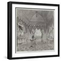 Boudoir for the Reception of Queen Victoria, at the Universal Exhibition, at Paris-null-Framed Giclee Print