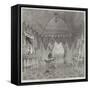 Boudoir for the Reception of Queen Victoria, at the Universal Exhibition, at Paris-null-Framed Stretched Canvas