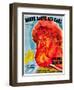 Boudu Saved From Drowning, (aka Boudu Sauve des Eaux), Michel Simon, French poster art, 1932-null-Framed Art Print