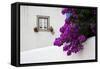 Bougainvillea Blooming in the Town of Obidos, Portugal-Julie Eggers-Framed Stretched Canvas