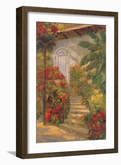 Bougainvillea Entry-Enrique Bolo-Framed Art Print