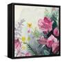 Bougainvillea Garden II-Jacob Q-Framed Stretched Canvas