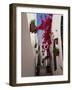 Bougainvillea in a Narrow Whitewashed Street in Upper Village, Mojacar, Almeria, Andalucia, Spain-Tomlinson Ruth-Framed Photographic Print