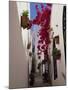 Bougainvillea in a Narrow Whitewashed Street in Upper Village, Mojacar, Almeria, Andalucia, Spain-Tomlinson Ruth-Mounted Photographic Print