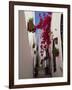 Bougainvillea in a Narrow Whitewashed Street in Upper Village, Mojacar, Almeria, Andalucia, Spain-Tomlinson Ruth-Framed Photographic Print