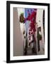 Bougainvillea in a Narrow Whitewashed Street in Upper Village, Mojacar, Almeria, Andalucia, Spain-Tomlinson Ruth-Framed Photographic Print