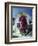 Bougainvillea on a White House on the Island of Spetse, Greek Islands, Greece, Europe-Lee Frost-Framed Photographic Print