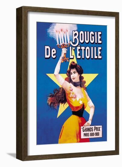 Bougie de l'Etoile-null-Framed Art Print