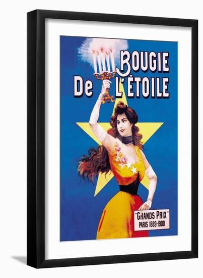 Bougie de l'Etoile-null-Framed Art Print