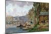 Bougival, 1873-Emile-Edme Laborne-Mounted Giclee Print