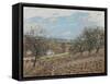 Bougival, 1876-Alfred Sisley-Framed Stretched Canvas