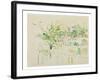 Bougival, 1884 (W/C & Pencil on Paper)-Berthe Morisot-Framed Giclee Print