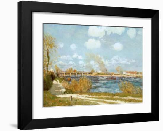 Bougival-Alfred Sisley-Framed Art Print