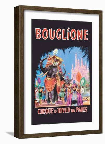 Bouglione, Cirque d'Hiver de Paris-null-Framed Art Print