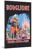 Bouglione, Cirque d'Hiver de Paris-null-Mounted Art Print