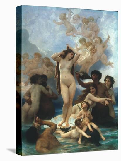 Bouguereau: Birth Of Venus-William Adolphe Bouguereau-Stretched Canvas