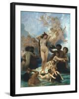 Bouguereau: Birth Of Venus-William Adolphe Bouguereau-Framed Giclee Print