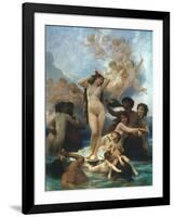 Bouguereau: Birth Of Venus-William Adolphe Bouguereau-Framed Giclee Print