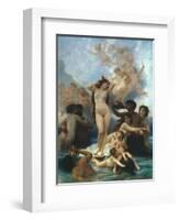 Bouguereau: Birth Of Venus-William Adolphe Bouguereau-Framed Giclee Print