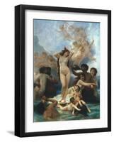 Bouguereau: Birth Of Venus-William Adolphe Bouguereau-Framed Giclee Print