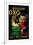 Bouillon OXO Vintage Poseter - Europe-Lantern Press-Framed Art Print