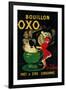 Bouillon OXO Vintage Poseter - Europe-Lantern Press-Framed Art Print