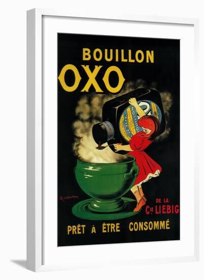 Bouillon OXO Vintage Poseter - Europe-Lantern Press-Framed Art Print