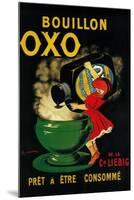 Bouillon OXO Vintage Poseter - Europe-Lantern Press-Mounted Art Print