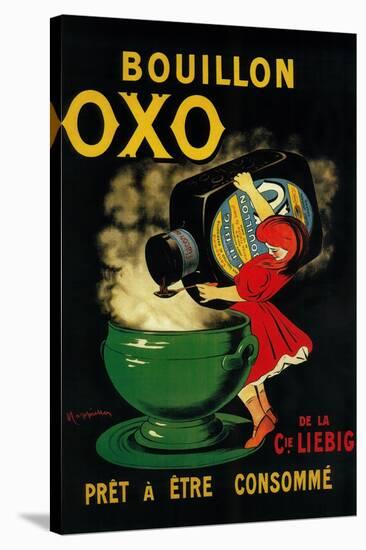 Bouillon OXO Vintage Poseter - Europe-Lantern Press-Stretched Canvas