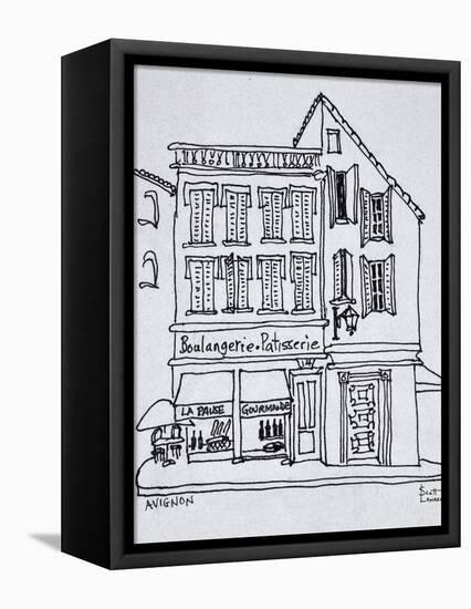 Boulangerie Patisserie, Avignon, France-Richard Lawrence-Framed Stretched Canvas