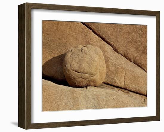 Boulder and Cracks, Joshua Tree National Park, California, United States of America, North America-James Hager-Framed Photographic Print