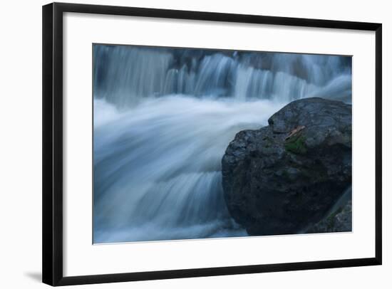 Boulder And Waterfalls-Anthony Paladino-Framed Giclee Print